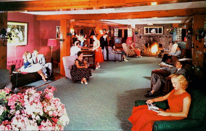 Stricklands Mountain Inn and Cottages - Vintage Postcard